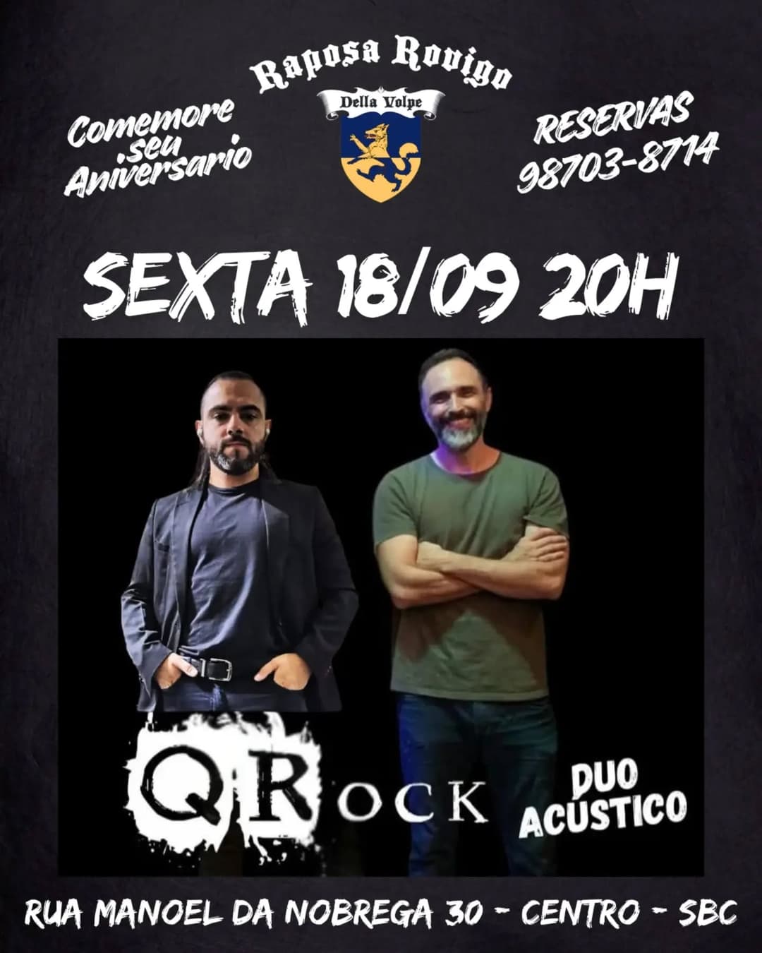 Flyer de QRock