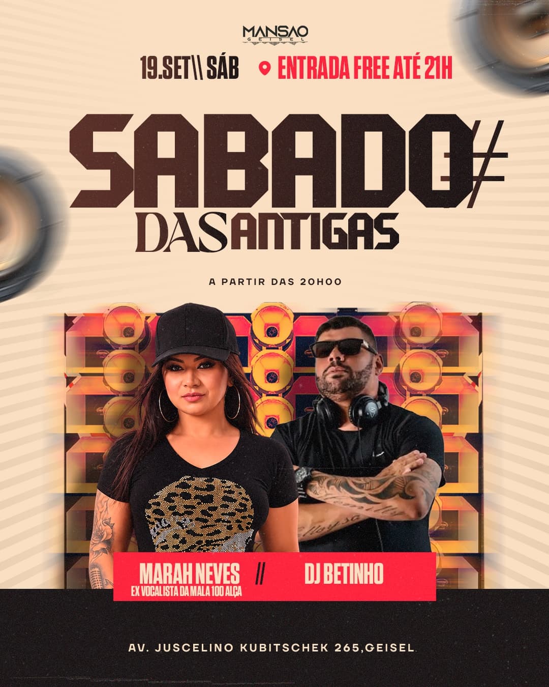 Flyer de Dj Betinho e marahnevesoficial