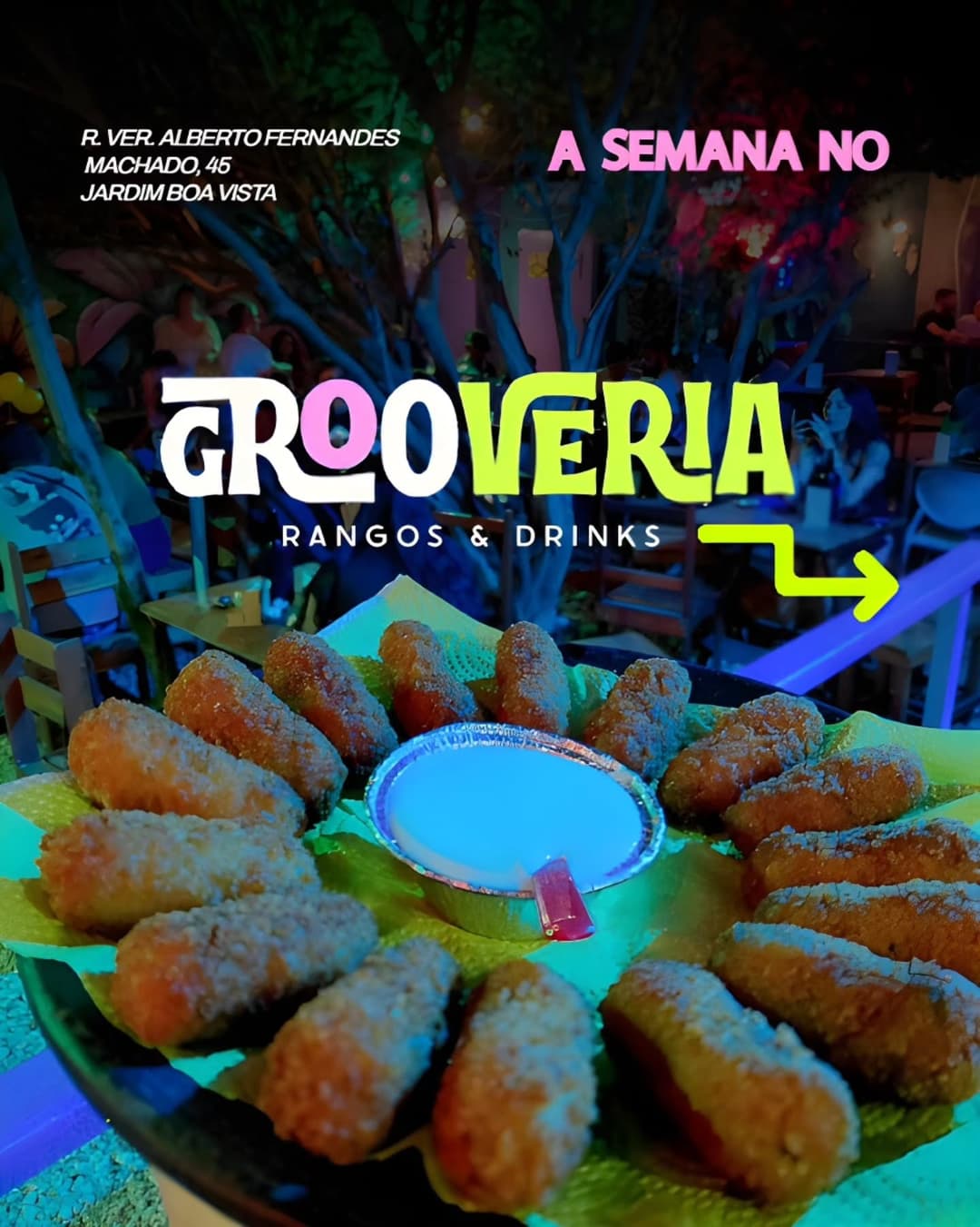 Flyer de Grupo Bom Talento, B-Day Brothers e mais 2 artistas