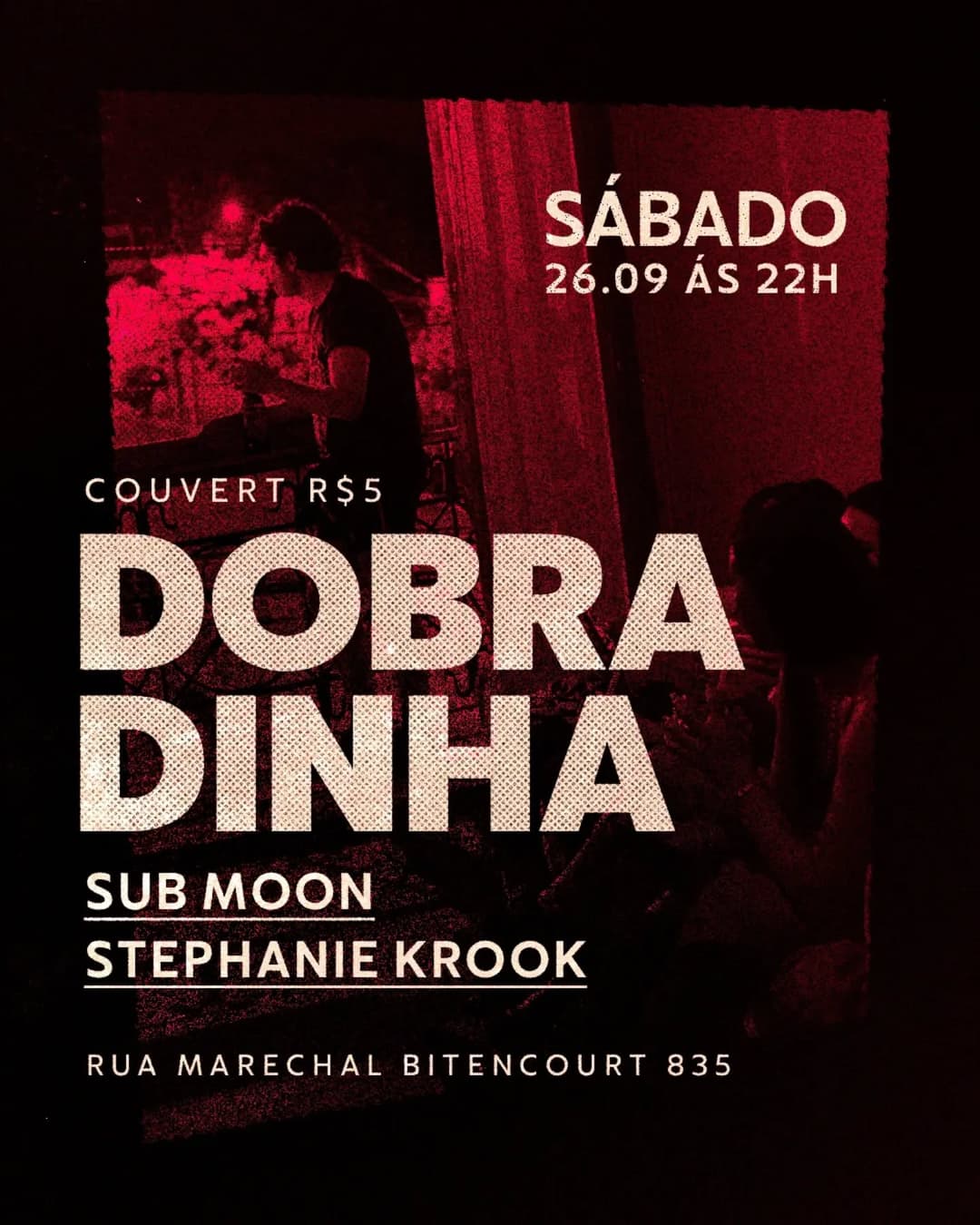Flyer de Stephanie Krook e Bia Fonse