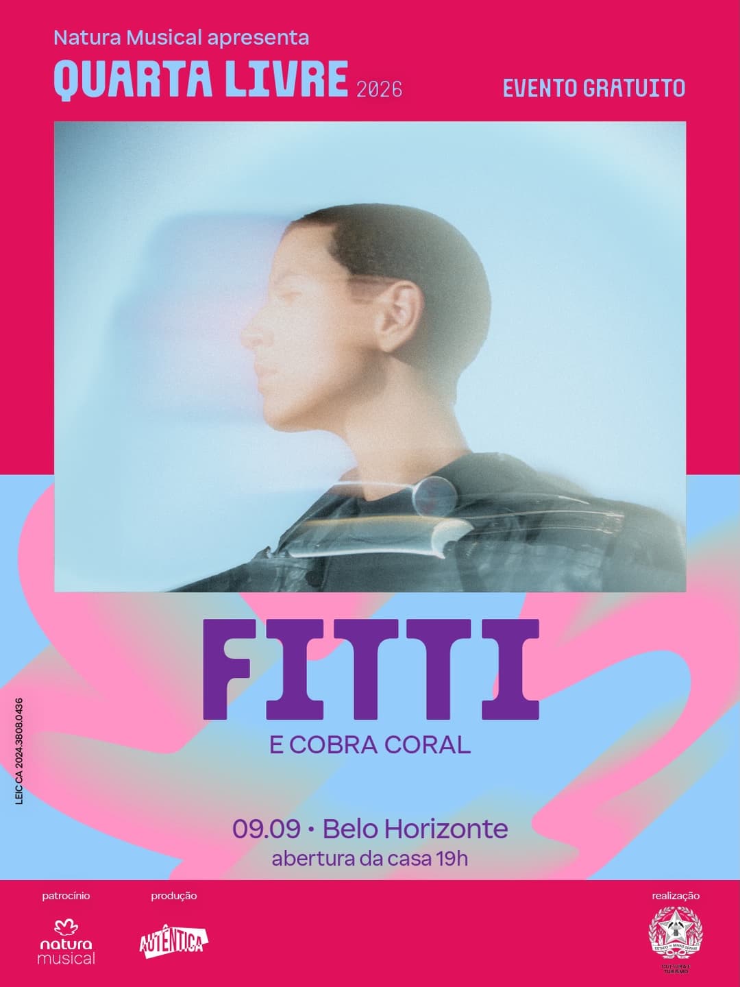 Flyer de Fitti e Cobra Coral