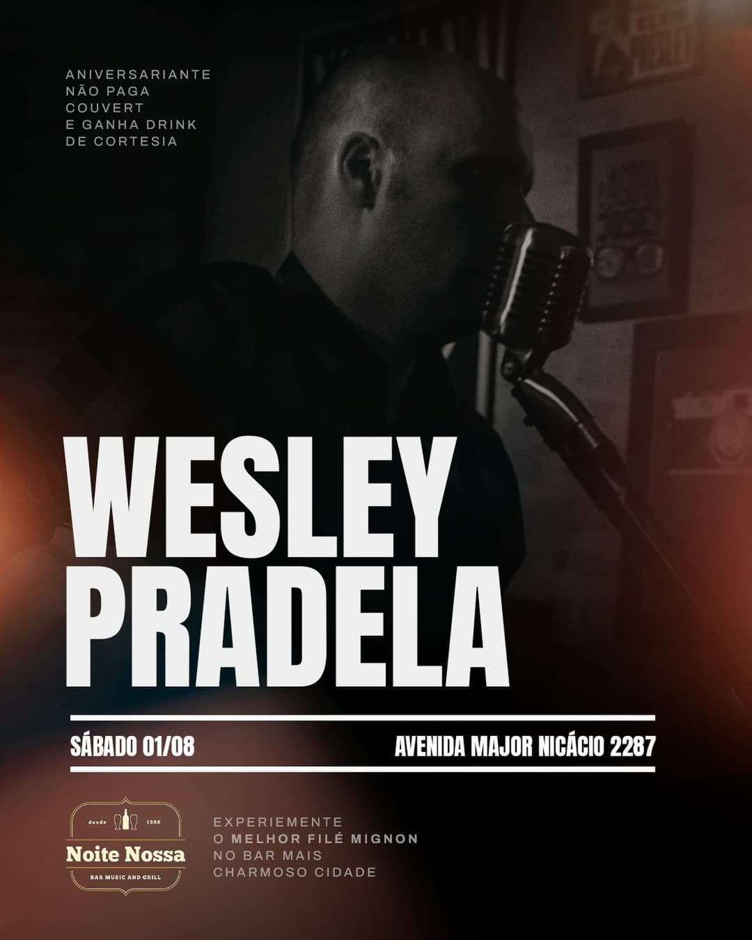 Flyer de Wesley Pradela