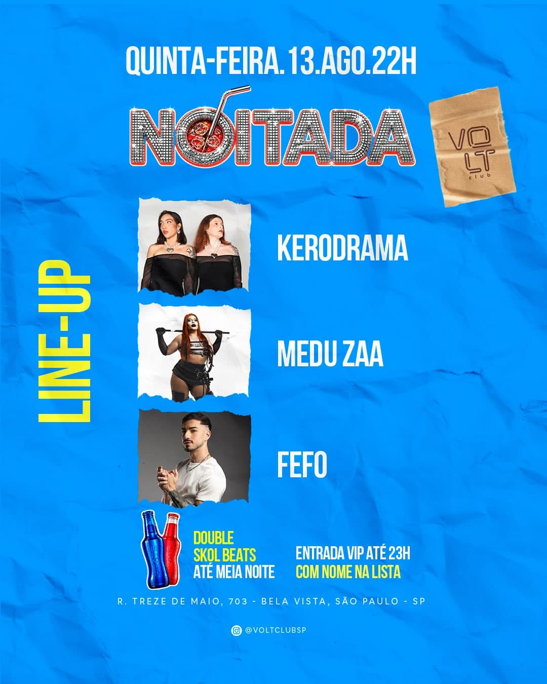 Flyer de Kerodrama e Fefo