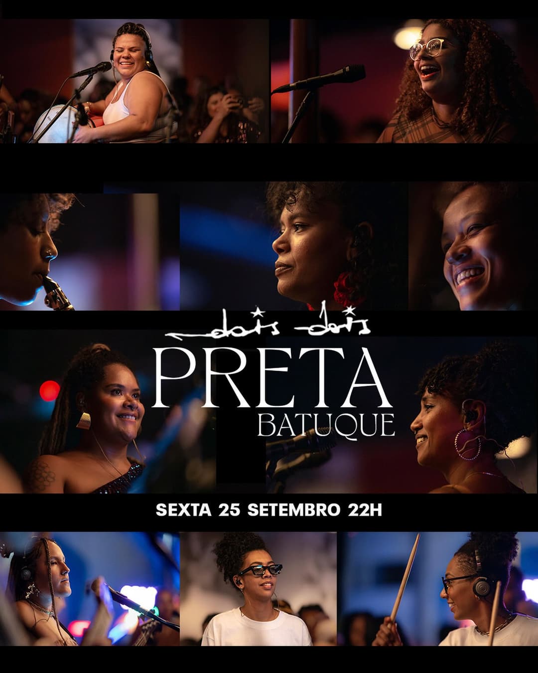 Flyer de Preta Batuque