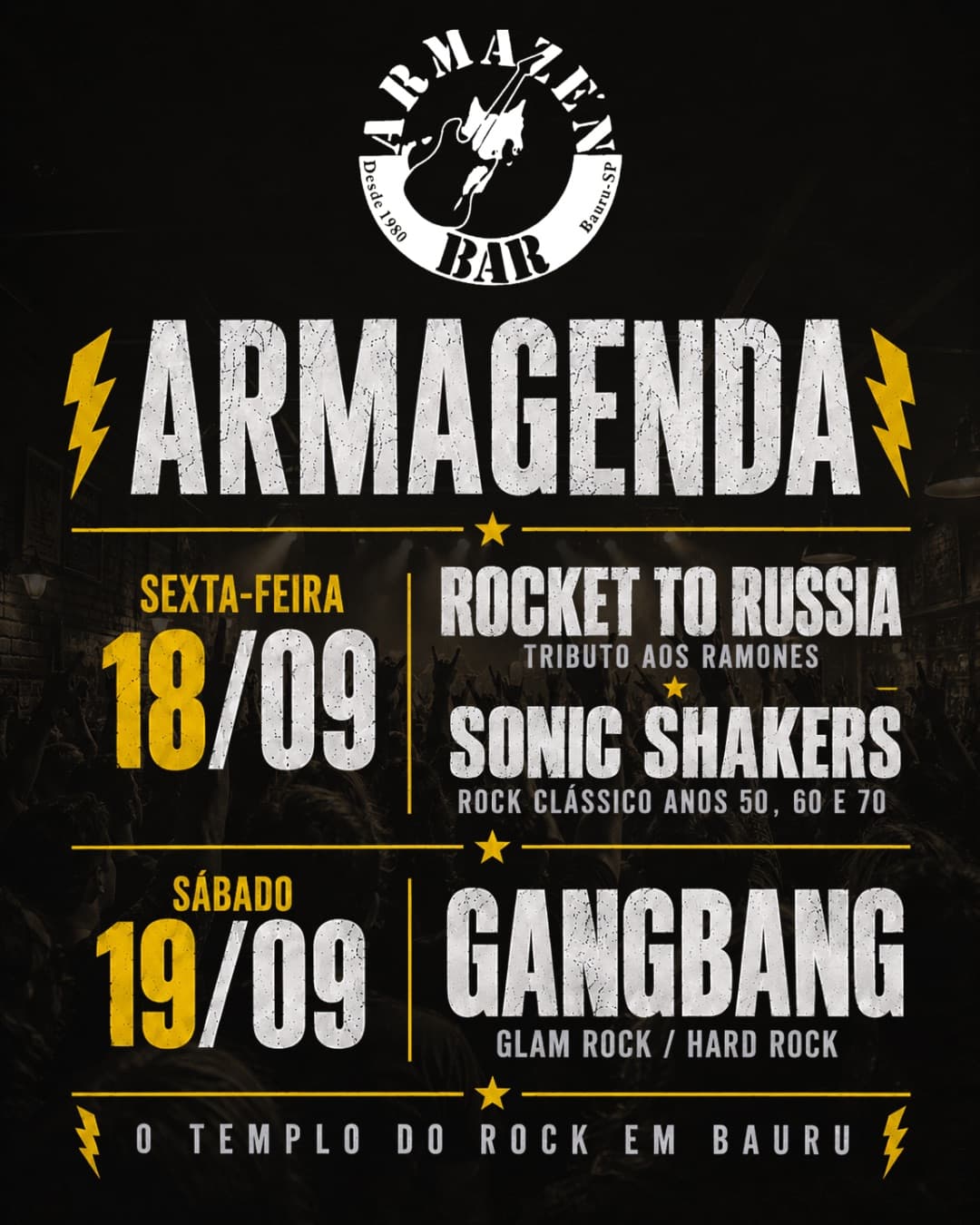 Flyer de Mano Walter e Sonic Shakers