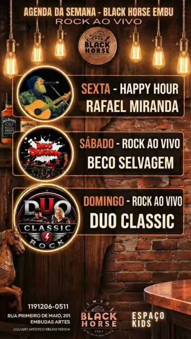 Flyer de Rafael Miranda
