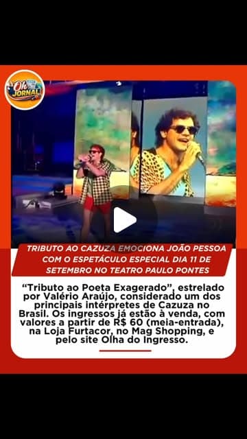 Flyer de Valério Araújo