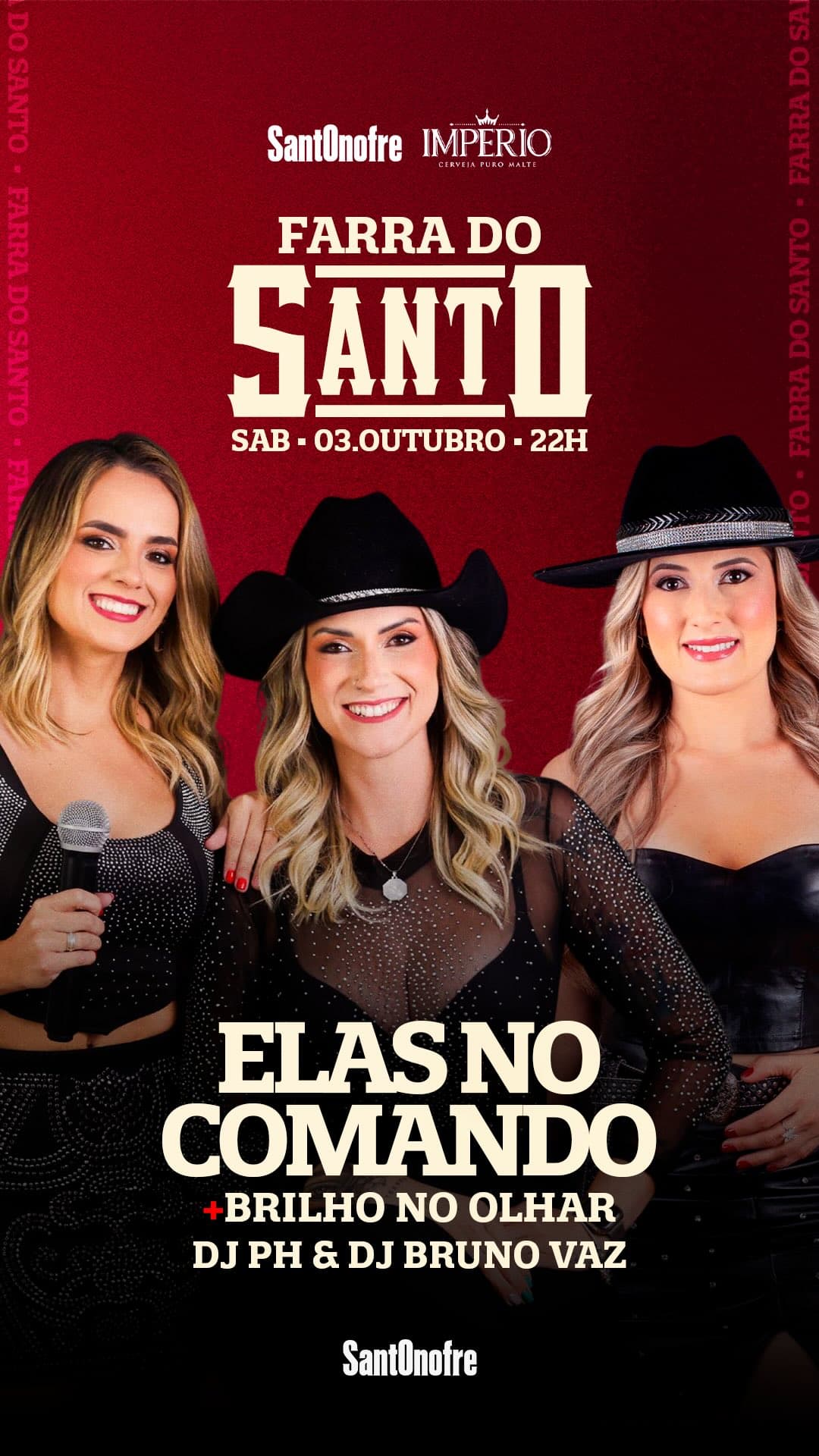 Flyer de Elas no Comando e Brilho no Olhar