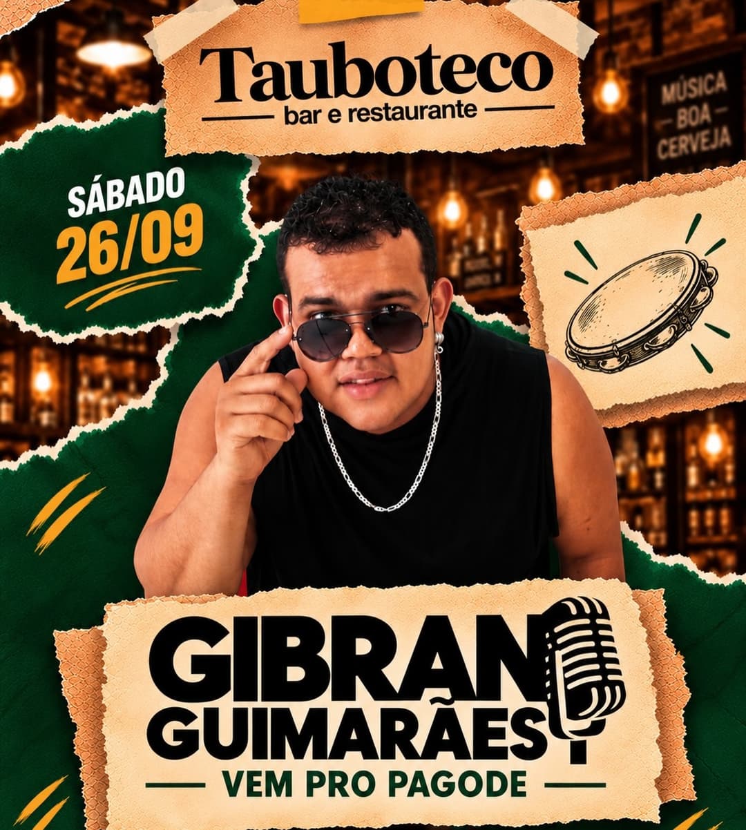 Flyer de Gibran Guimaraes
