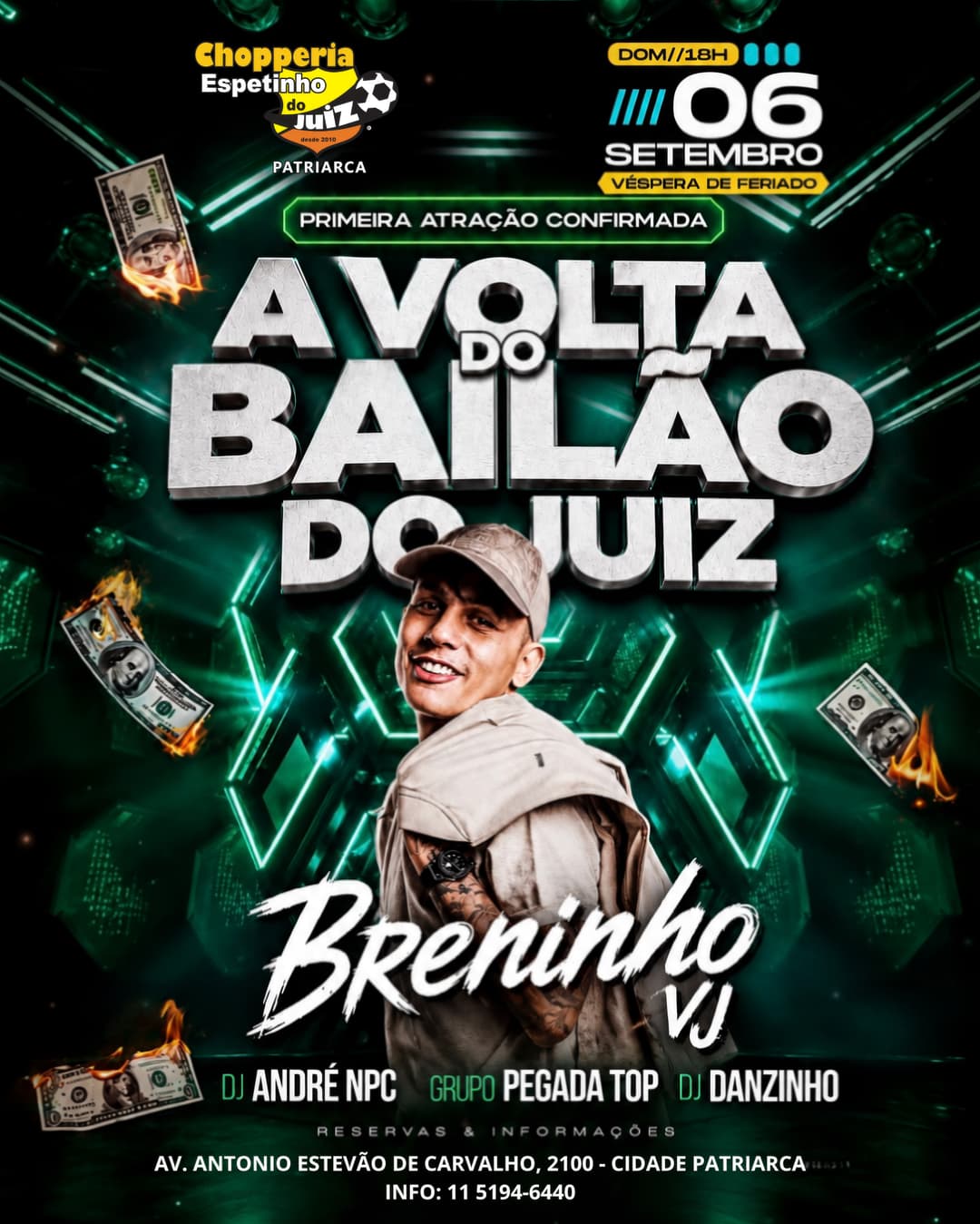 Flyer de Brenninho VJ