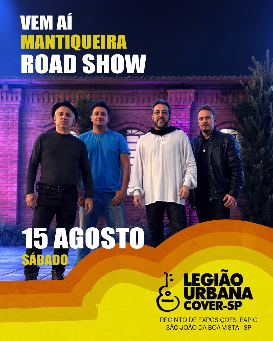 Flyer de Legião Urbana Cover e Legião Urbana Cover-SP
