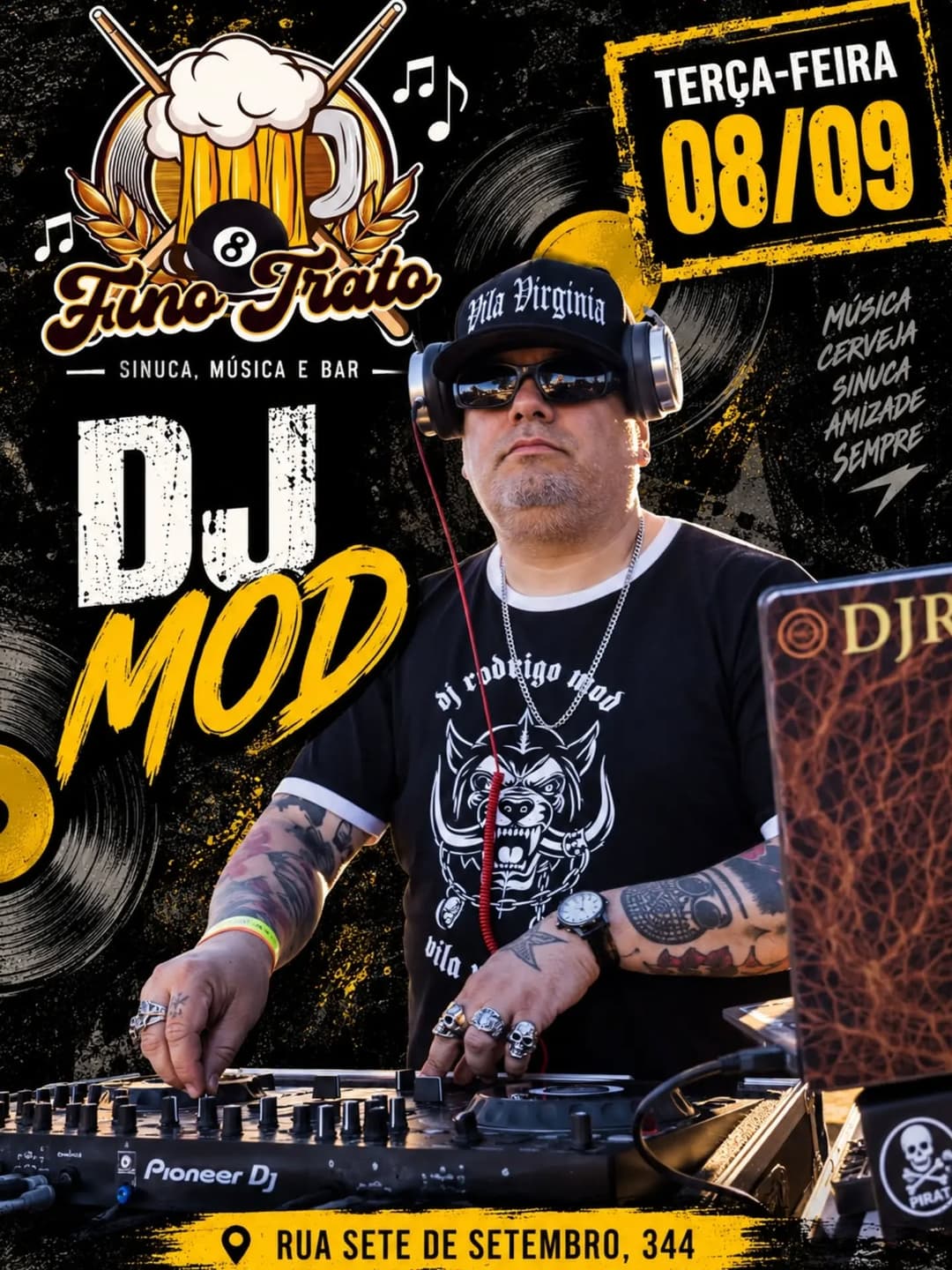 Flyer de DJ Rodrigo Mod