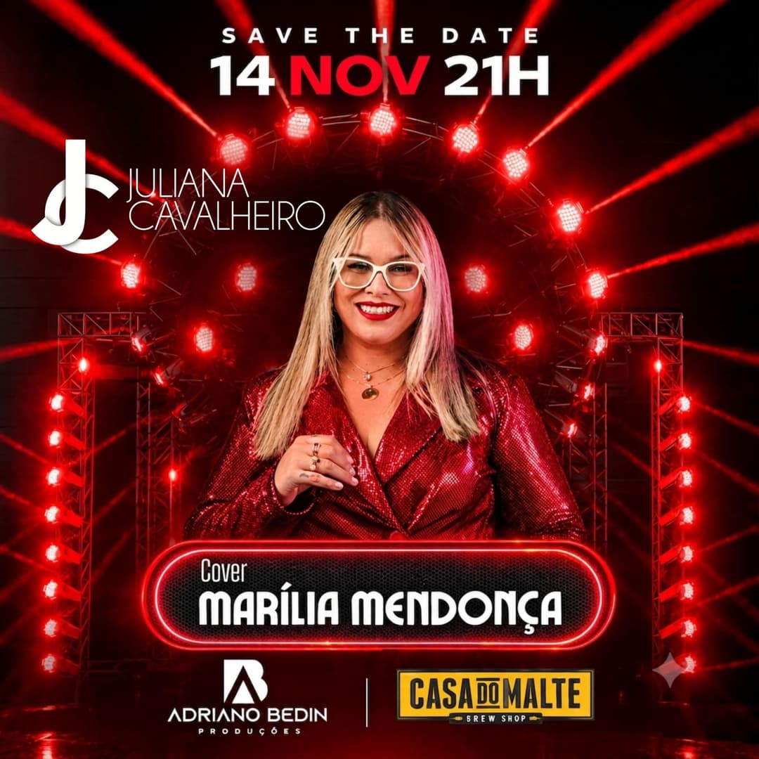 Flyer de Juliana Cavalheiro