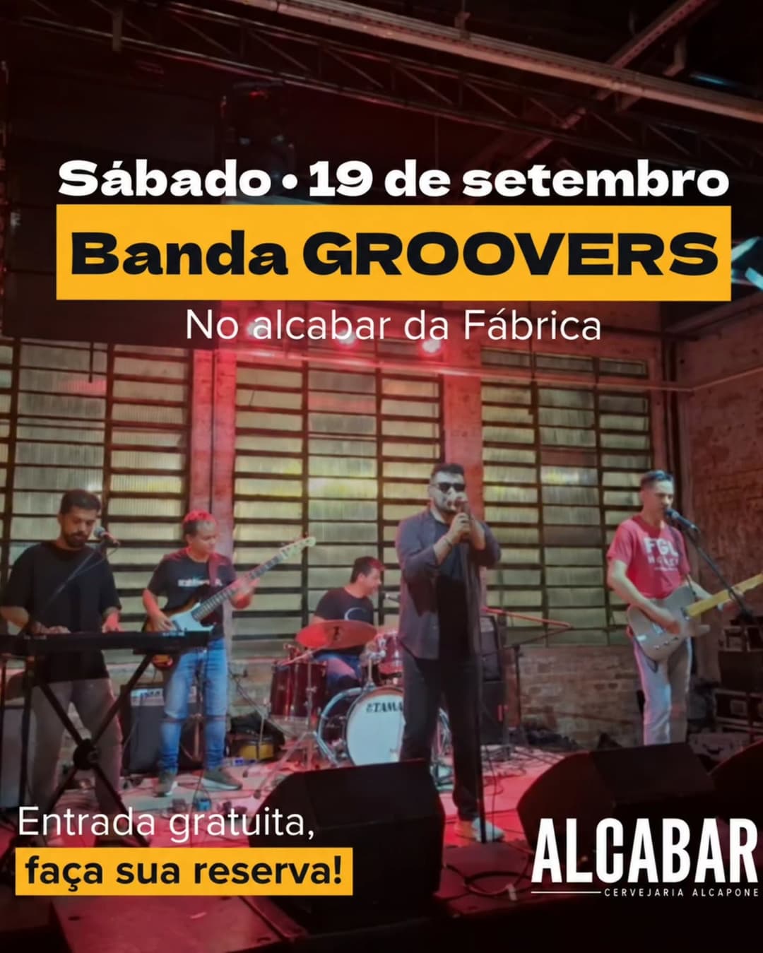 Flyer de Groove Sóis