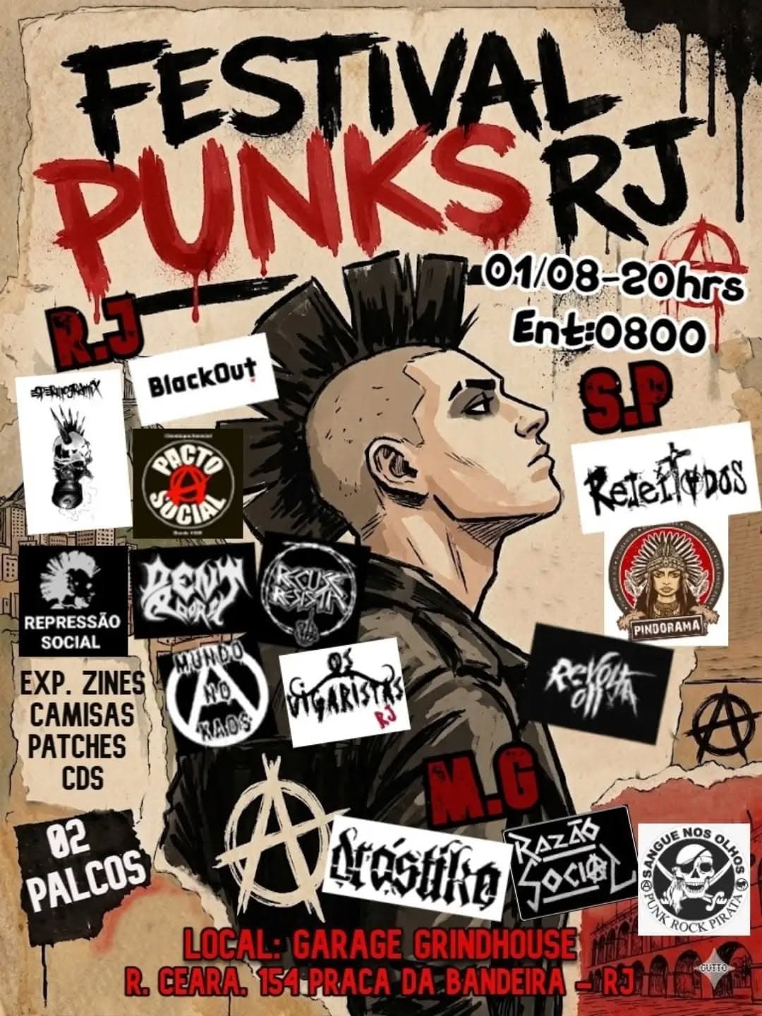 Flyer de Mundo no Kaos