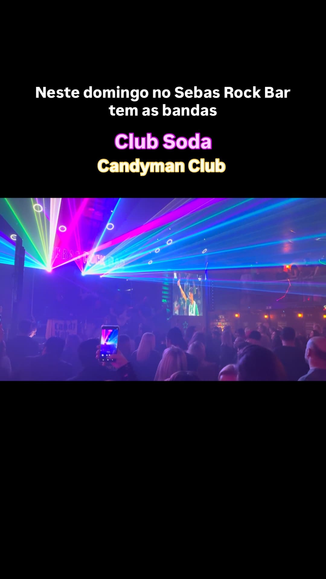 Flyer de CLUBSODA e Candyman Club