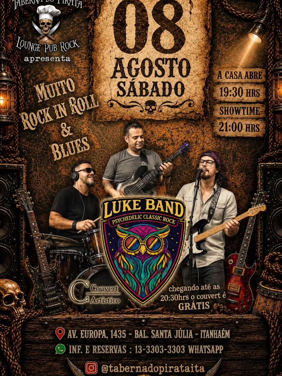 Flyer de Luke Band