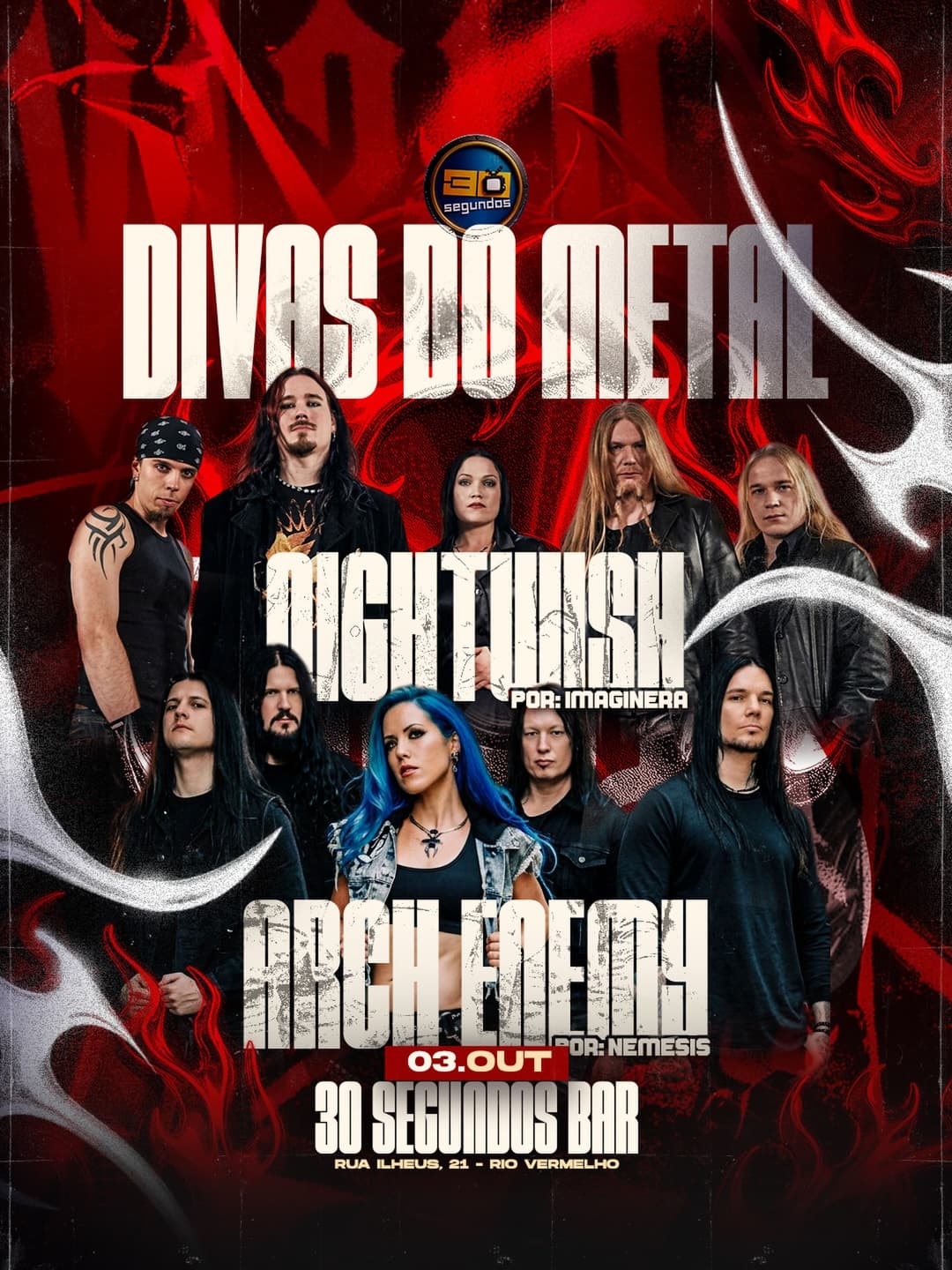 Flyer de Imagin’Era e Nemesis