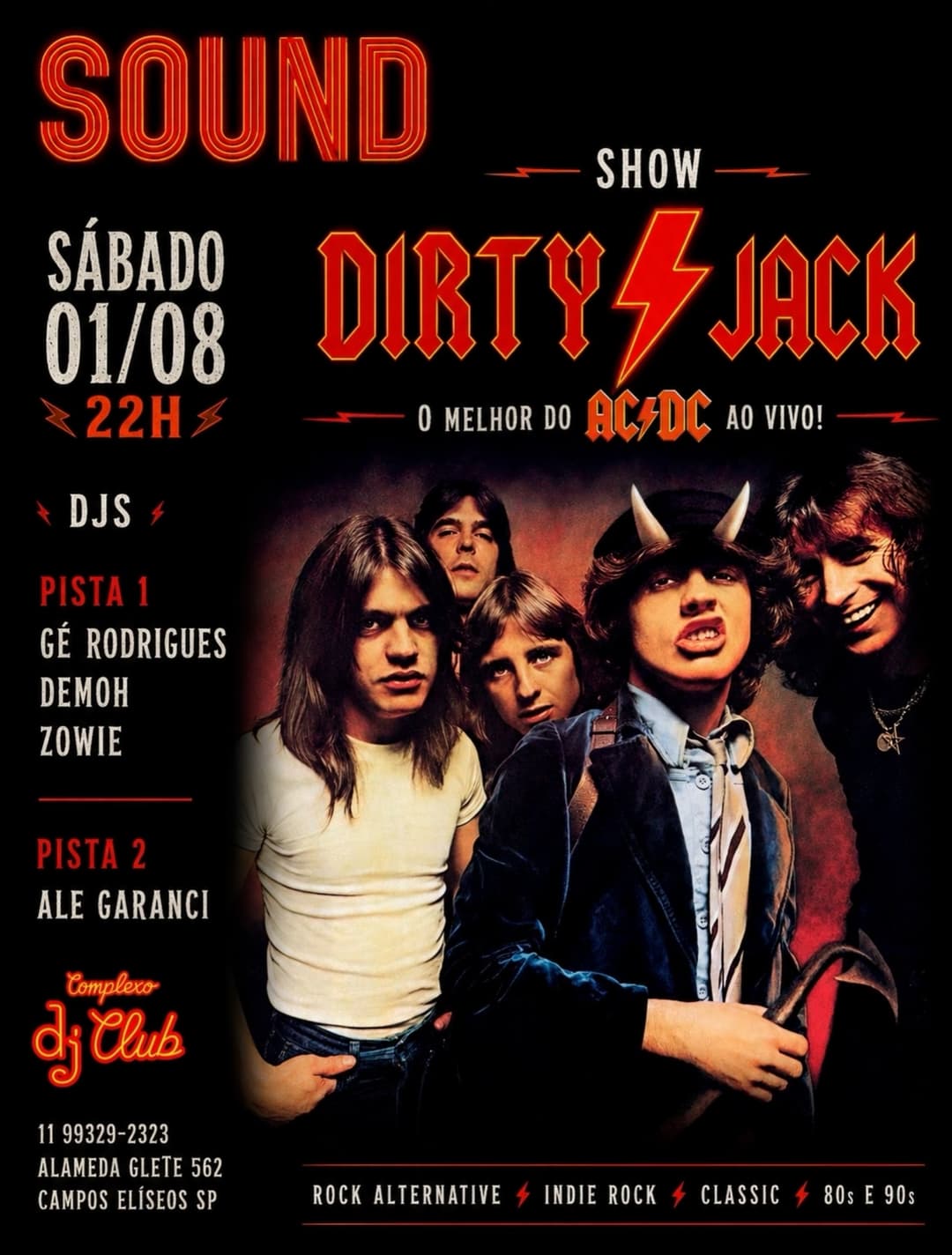 Flyer de Dirty Jack