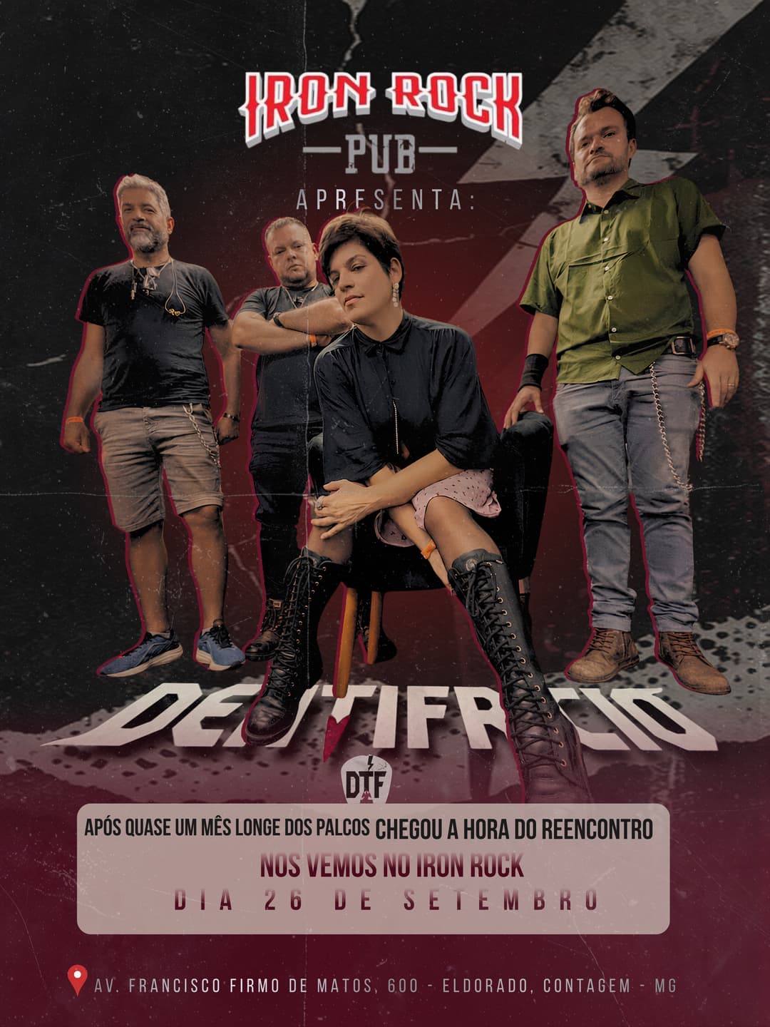 Flyer de Banda Dentifrício