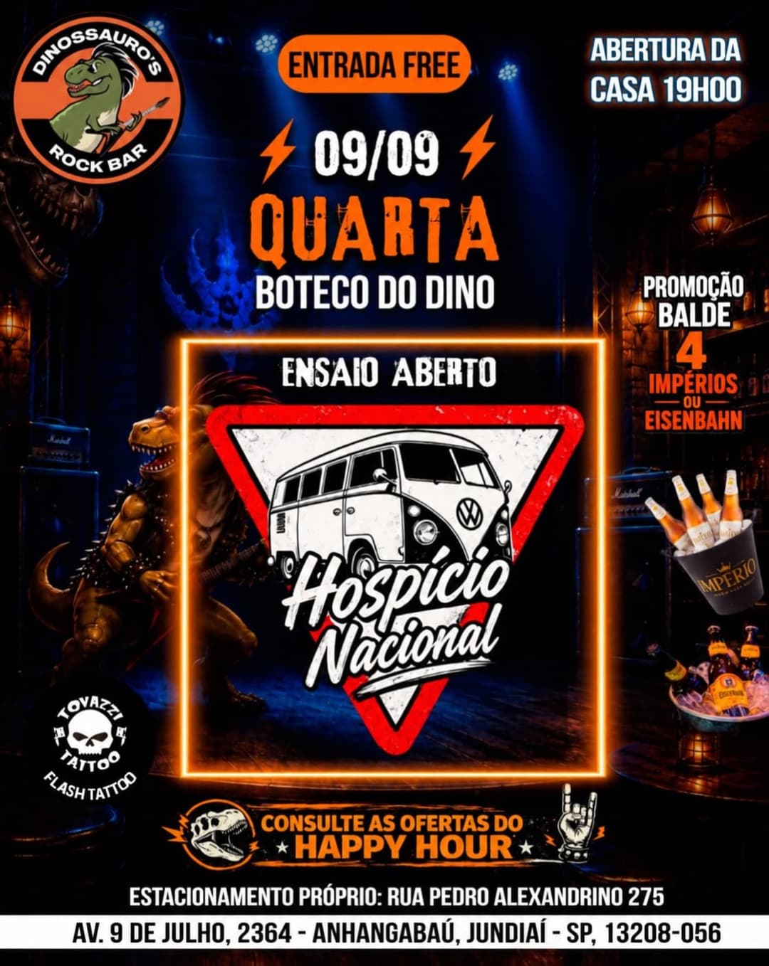 Flyer de Hospício Nacional