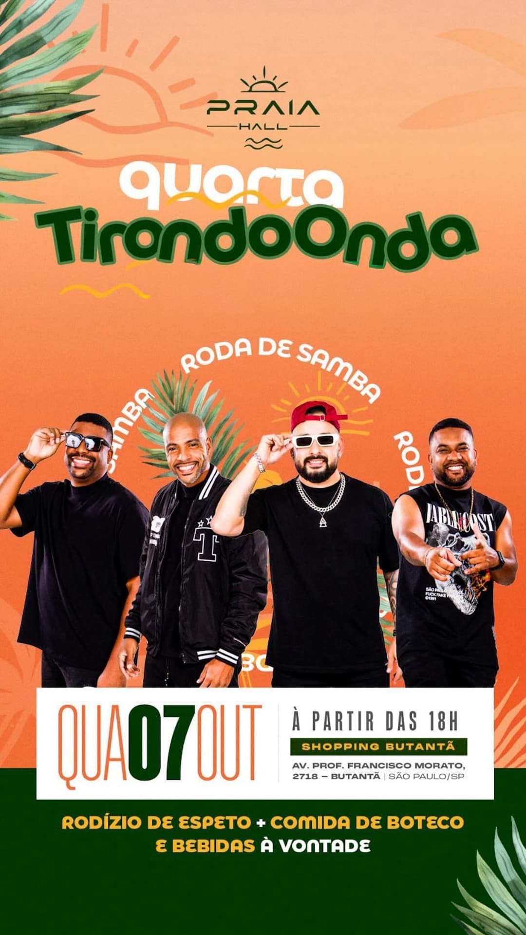 Flyer de Tirando Onda