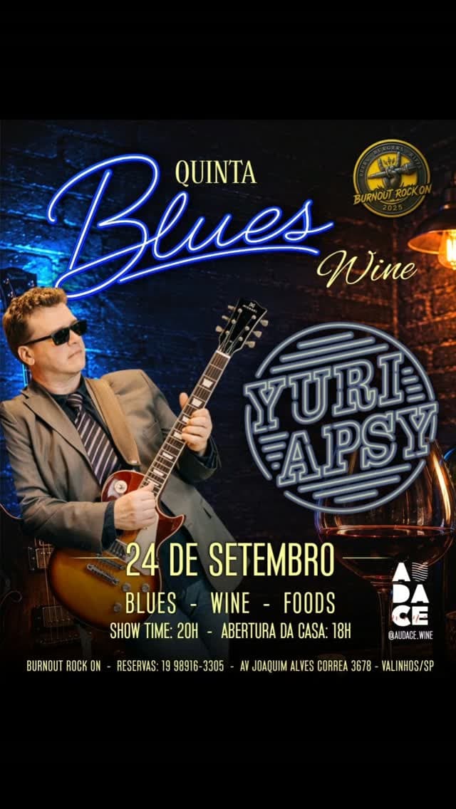 Flyer de Yuri Apsy