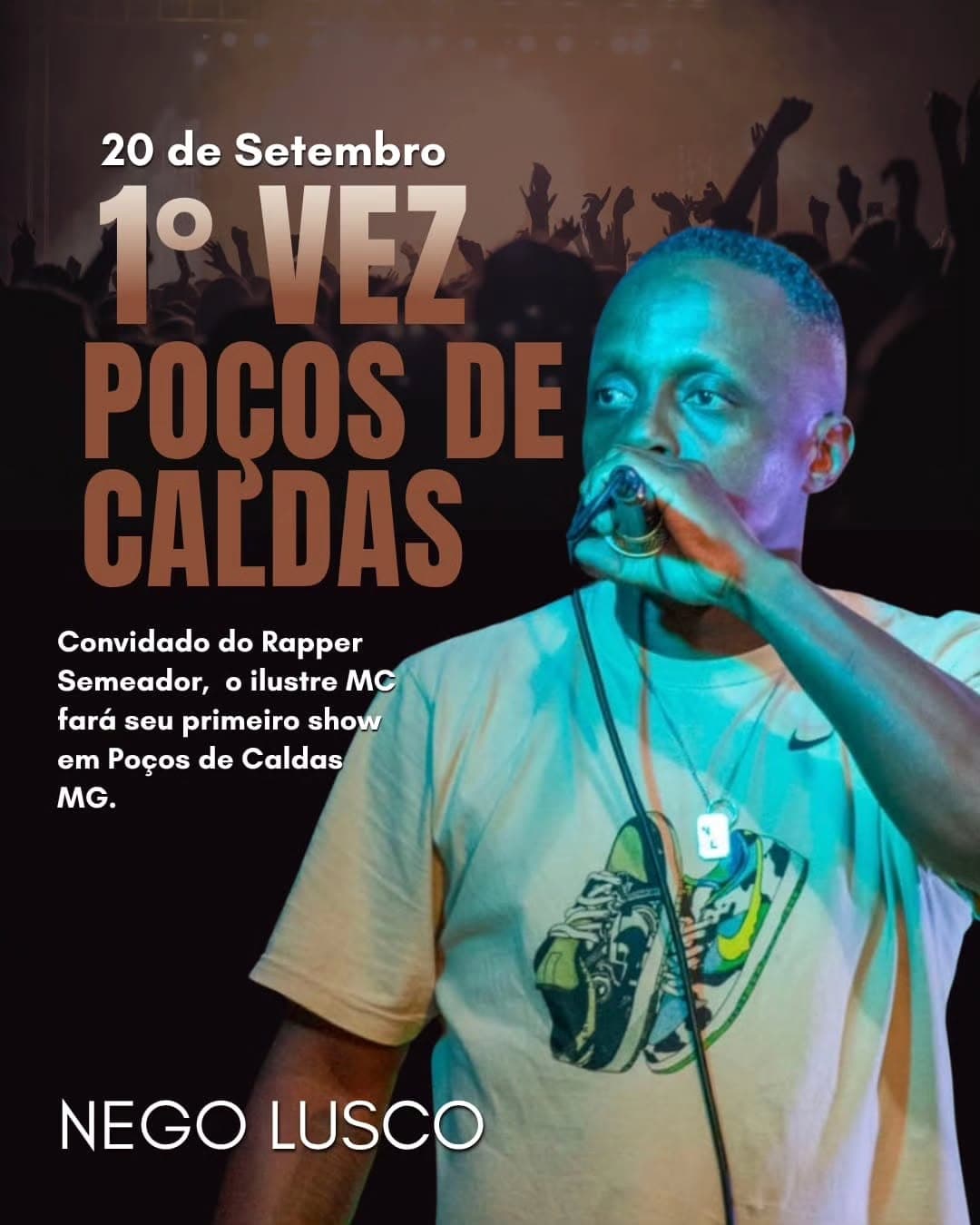Flyer de Márcio Rodolfo Júnior