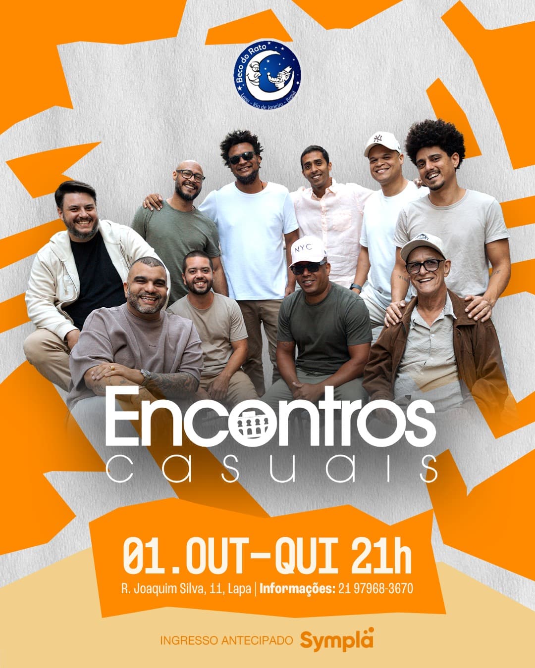 Flyer de Encontros Casuais