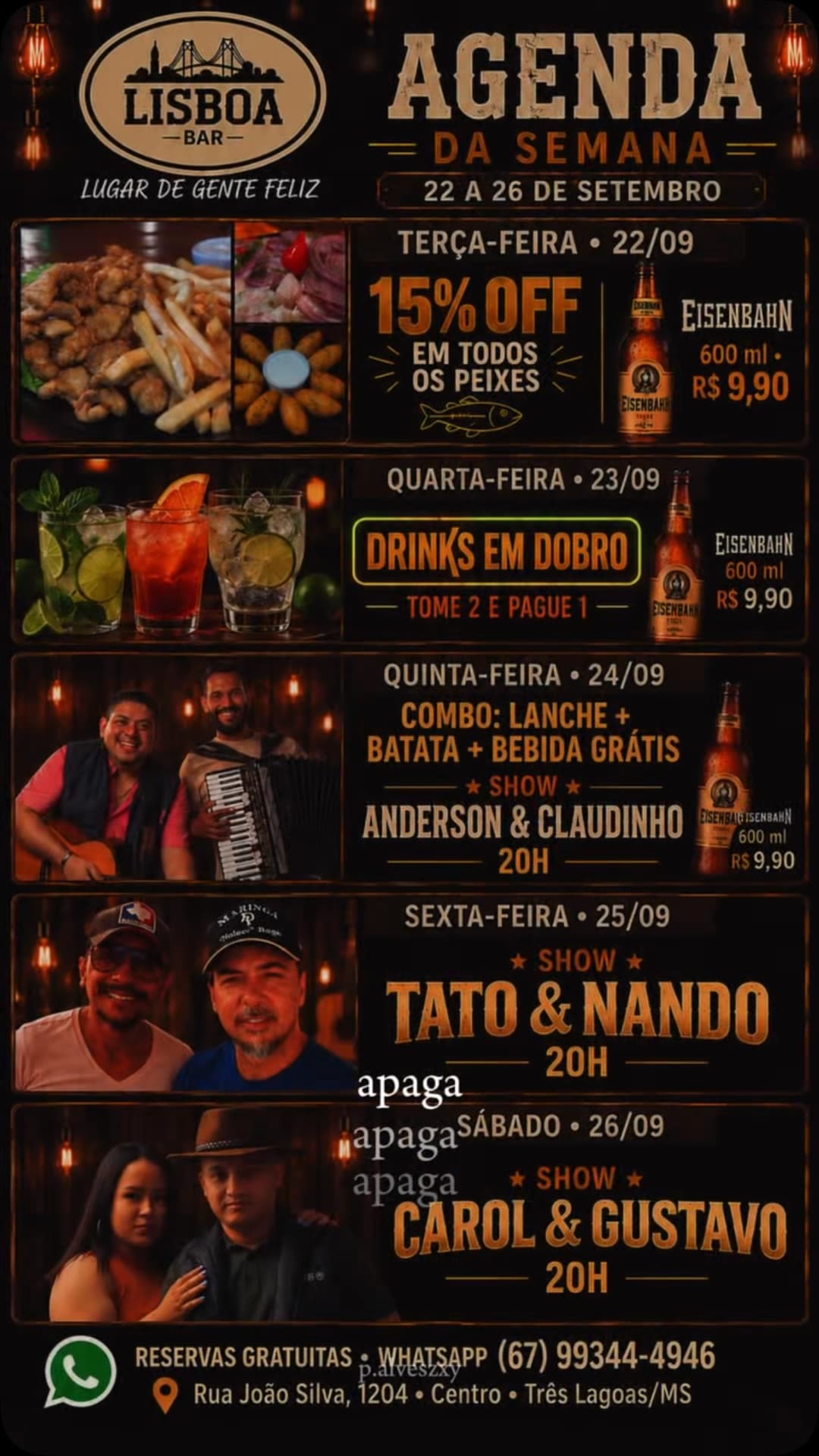Flyer de Anderson & Claudinho