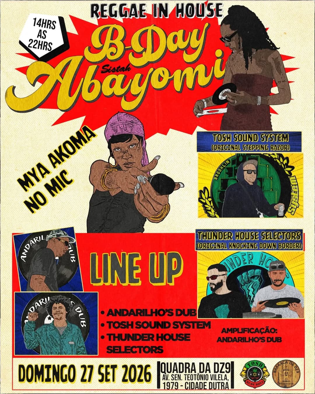 Flyer de Andarilhos Dub