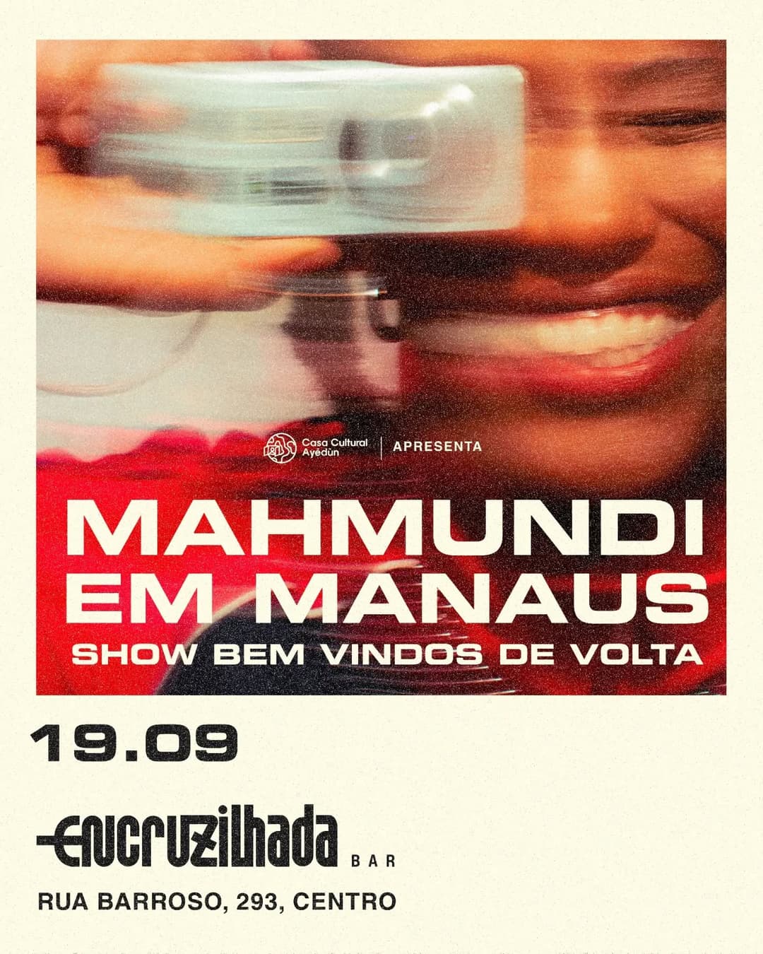 Flyer de Mah Mundi, Rafa Militão e Carol Amaral