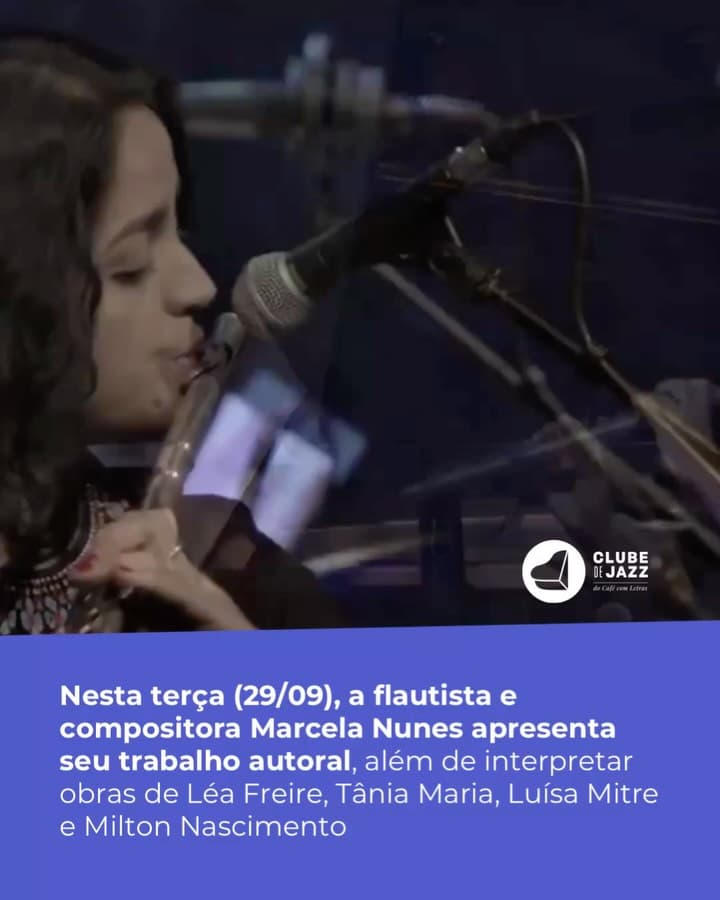Flyer de Marcela Nunes