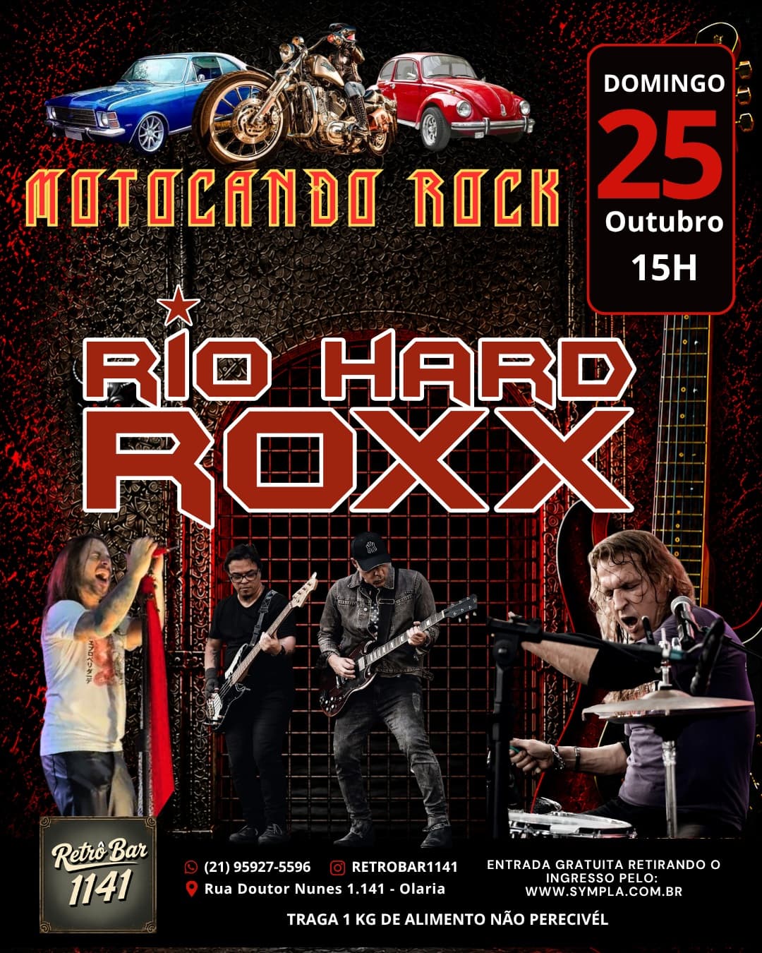 Flyer de Rio Hard Roxx