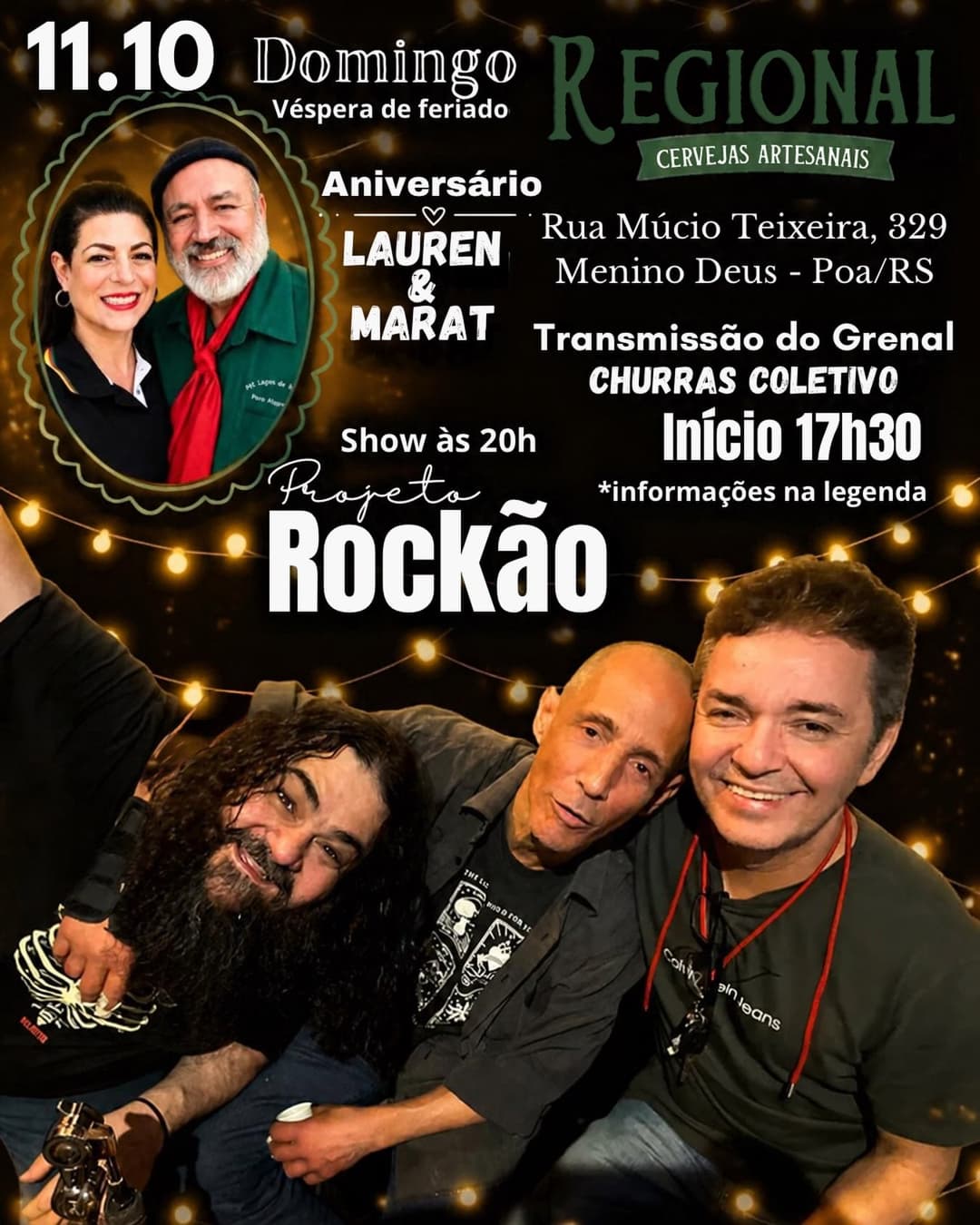 Flyer de Projeto Rockão
