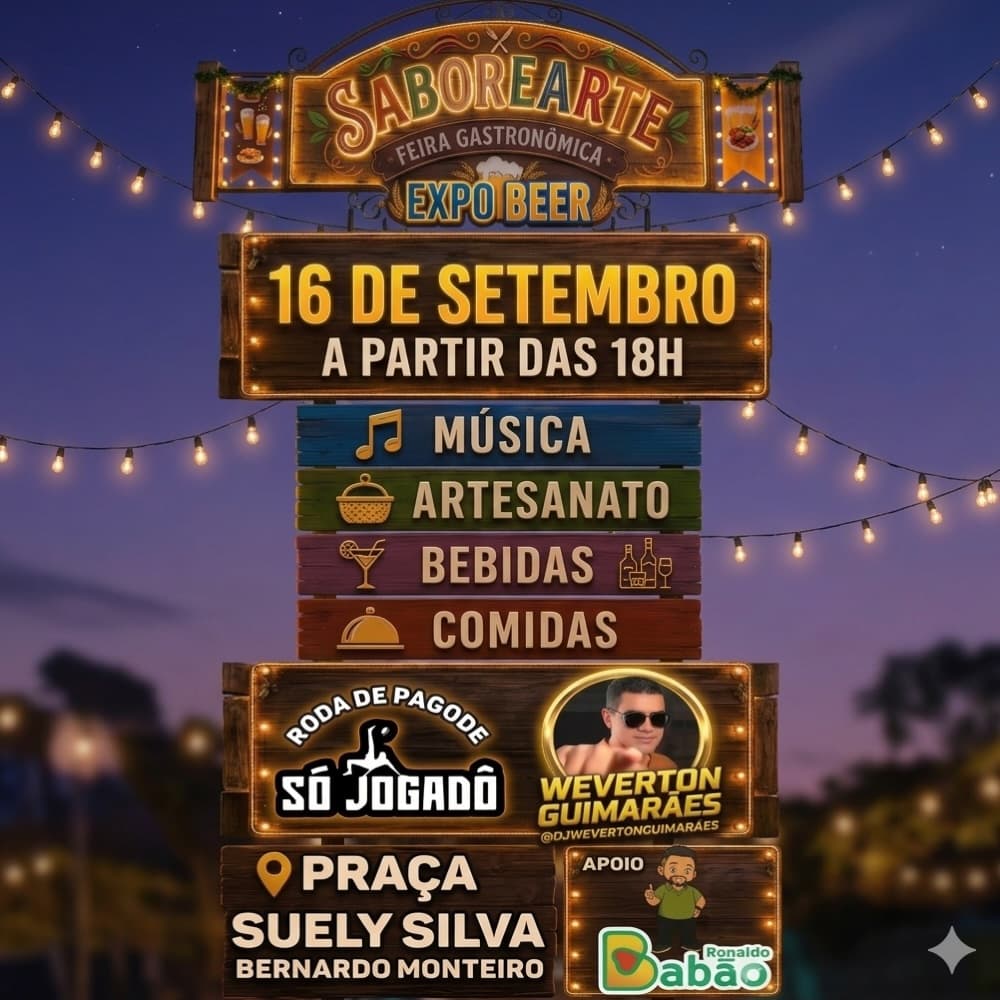 Flyer de Weverton Guimarães e Roda de Pagode com Só Jogadô