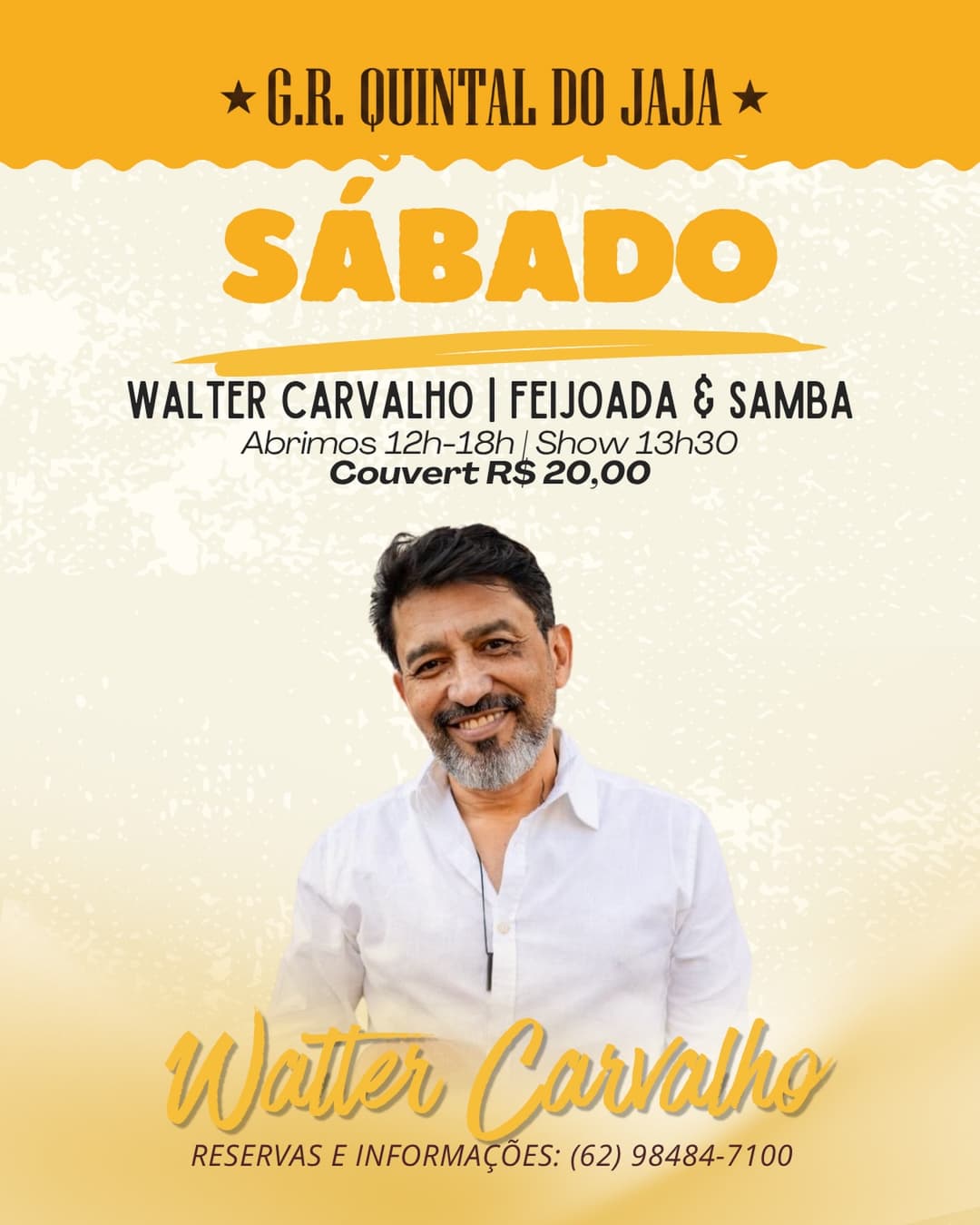 Flyer de Walter Carvalho