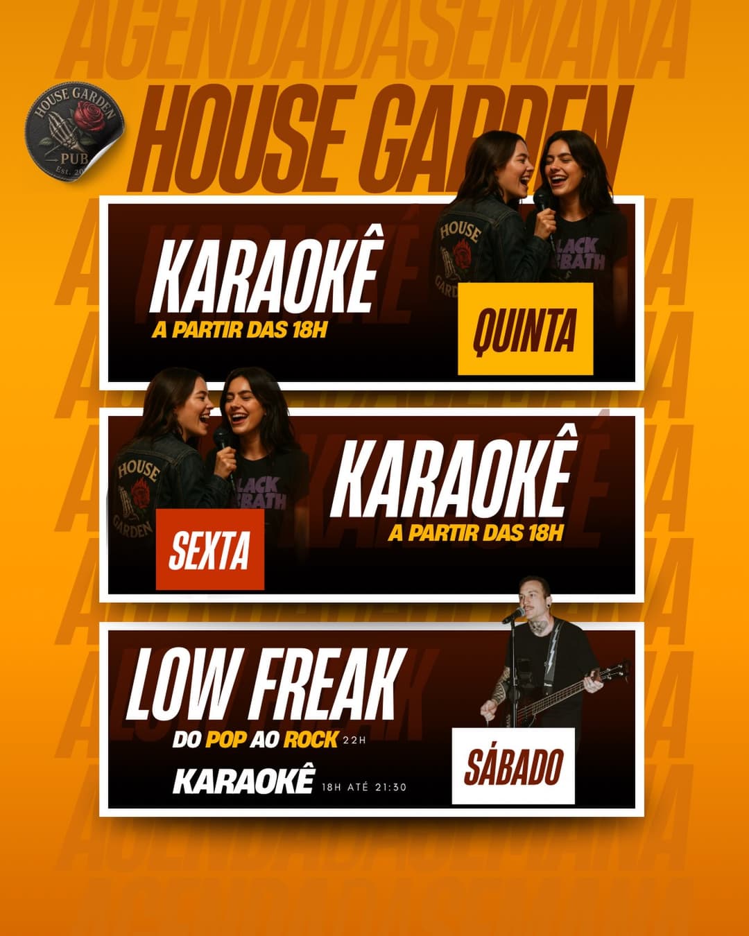 Flyer de LOW FREAK