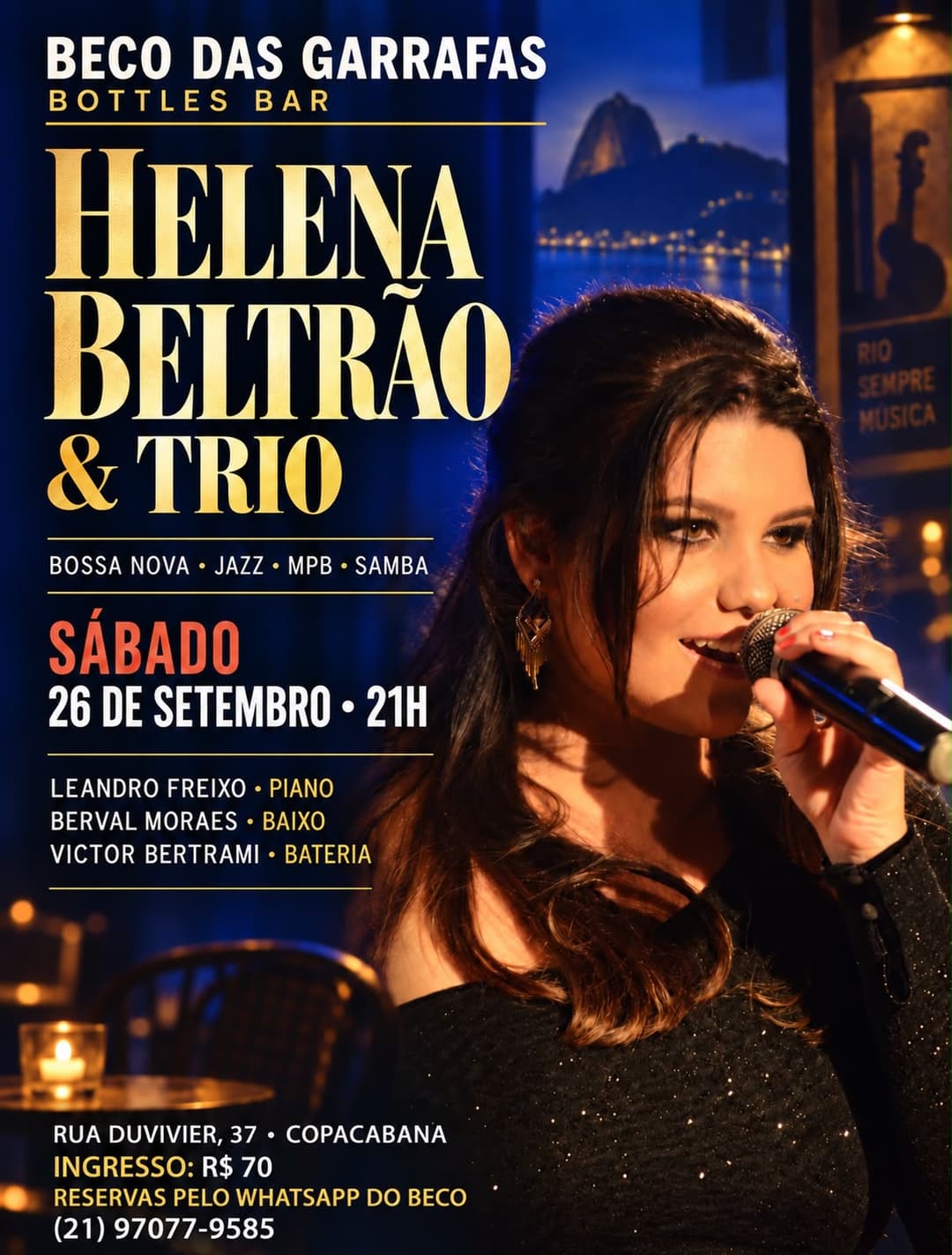 Flyer de Helena Beltrão