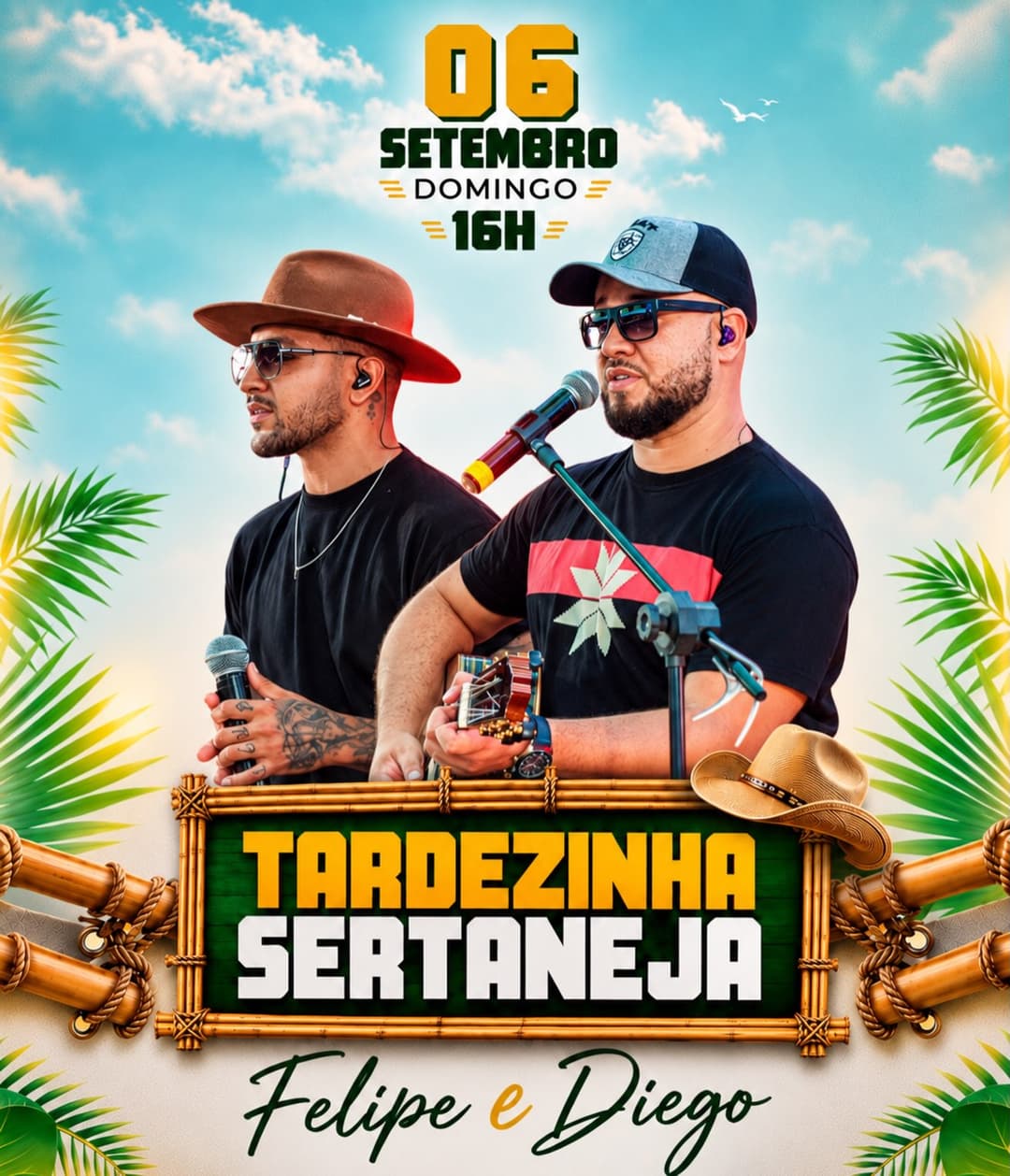 Flyer de Felipe & Diego
