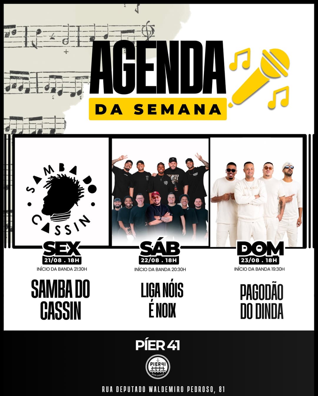 Flyer de Liga Nóis e Noix