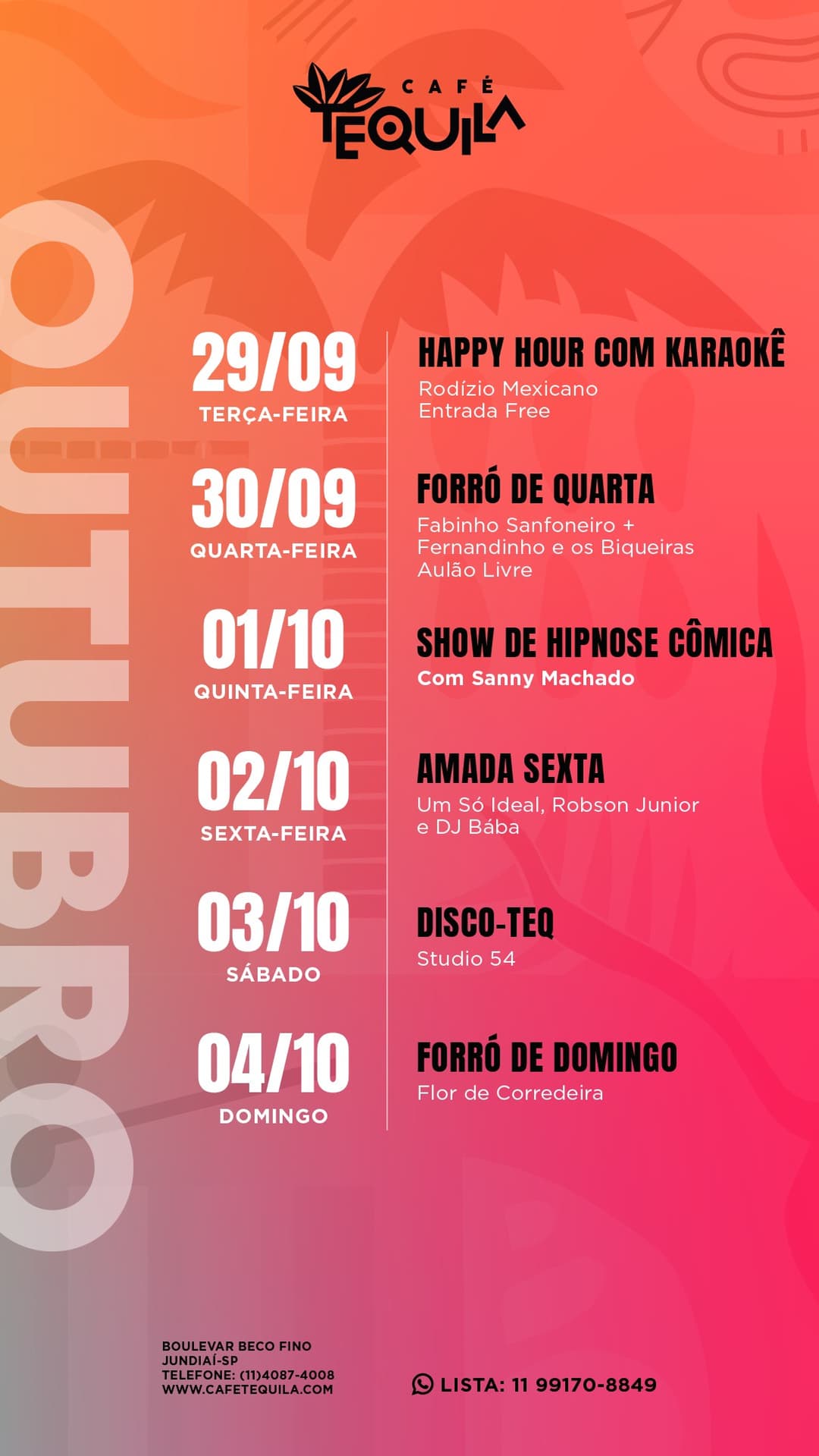 Flyer de Studio 54