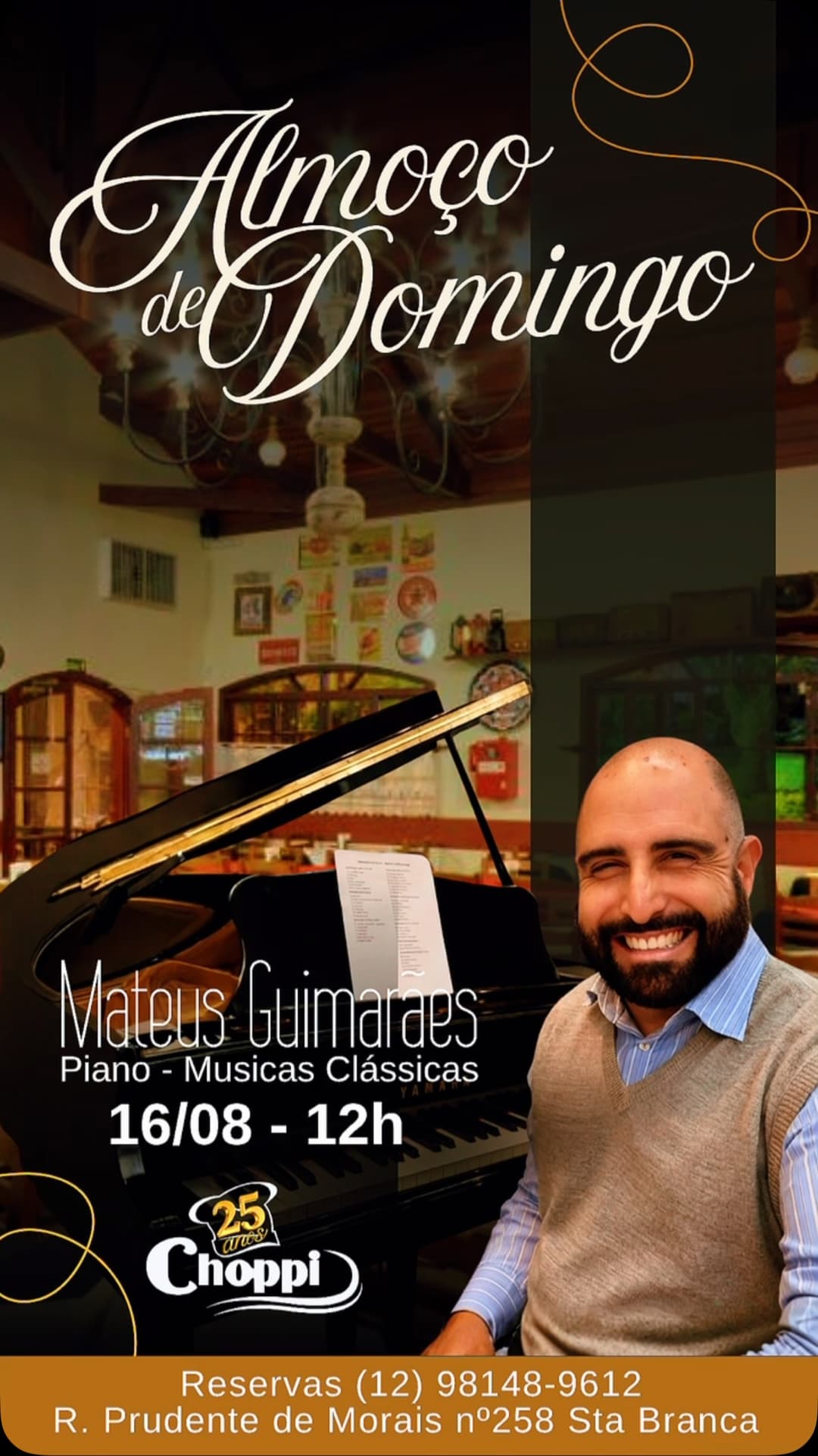 Flyer de Mateus Guimarães