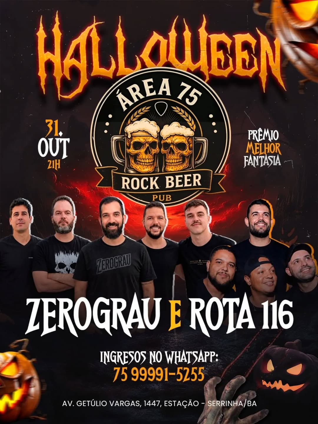 Flyer de ZEROGRAU e ROTA 116