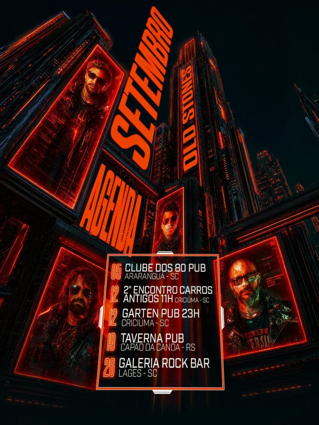 Flyer de Old Stones