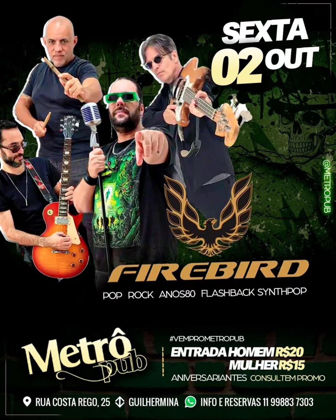 Flyer de Banda Firebird