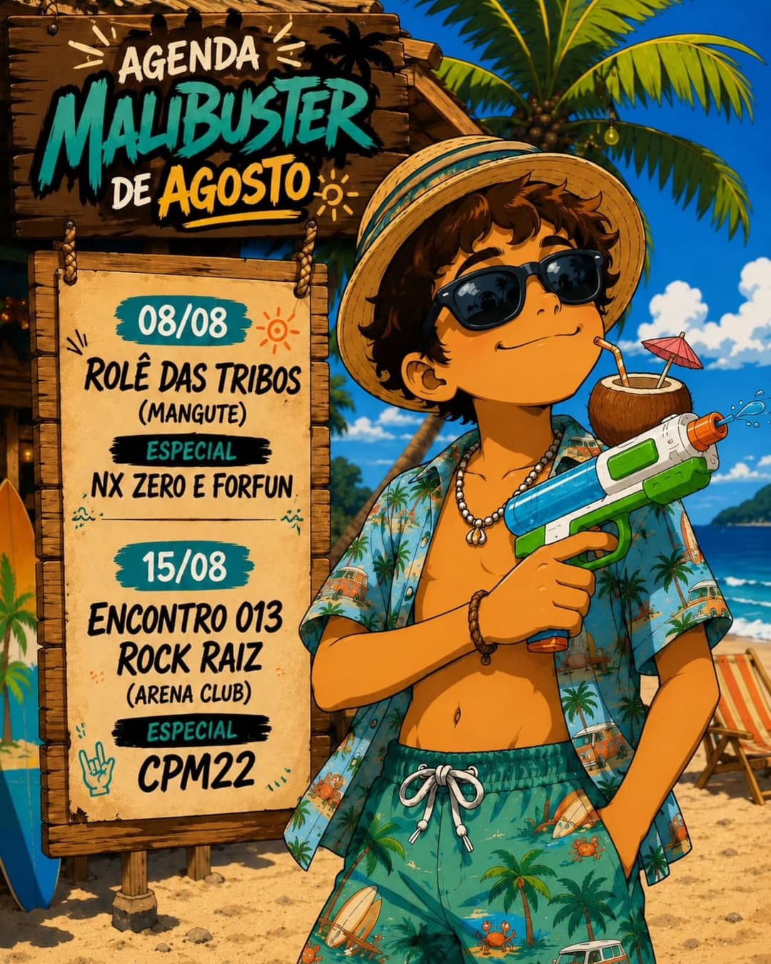 Flyer de Malibuster