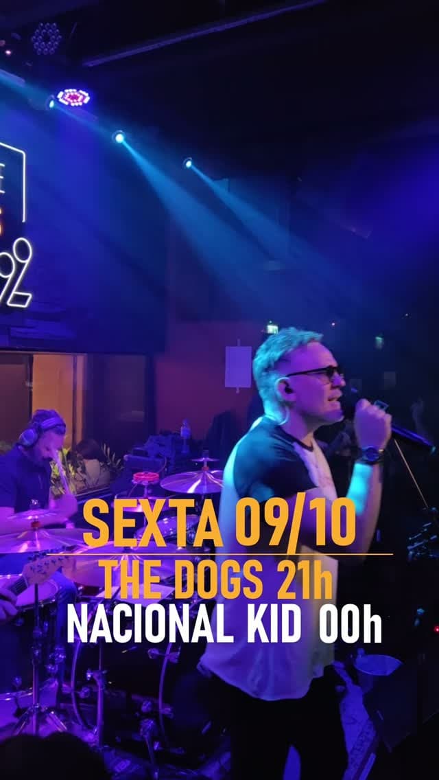Flyer de The Dogs e nacionalkid_banda
