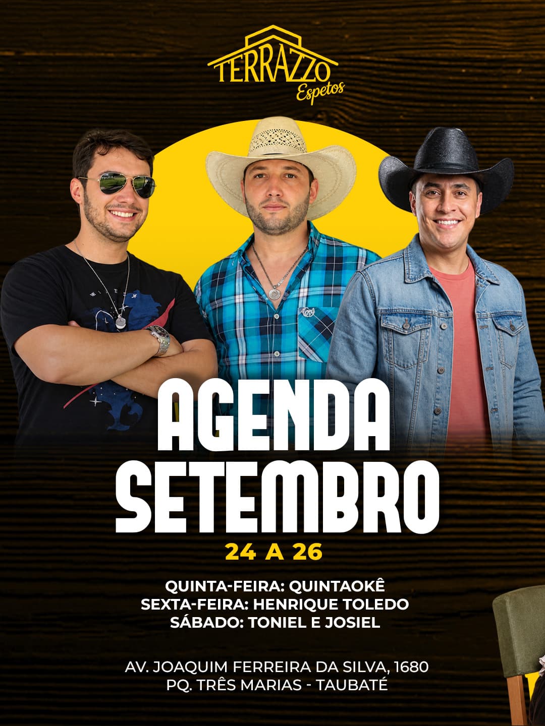 Flyer de Henrique Toledo