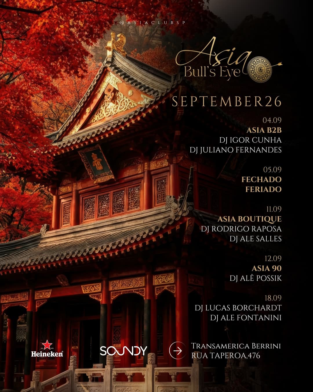 Flyer de DJ Buga e DJ Fernando Younis